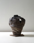 粗沙黑泥 ，白瓷  Coarse Sand Black Clay & White Porcelain