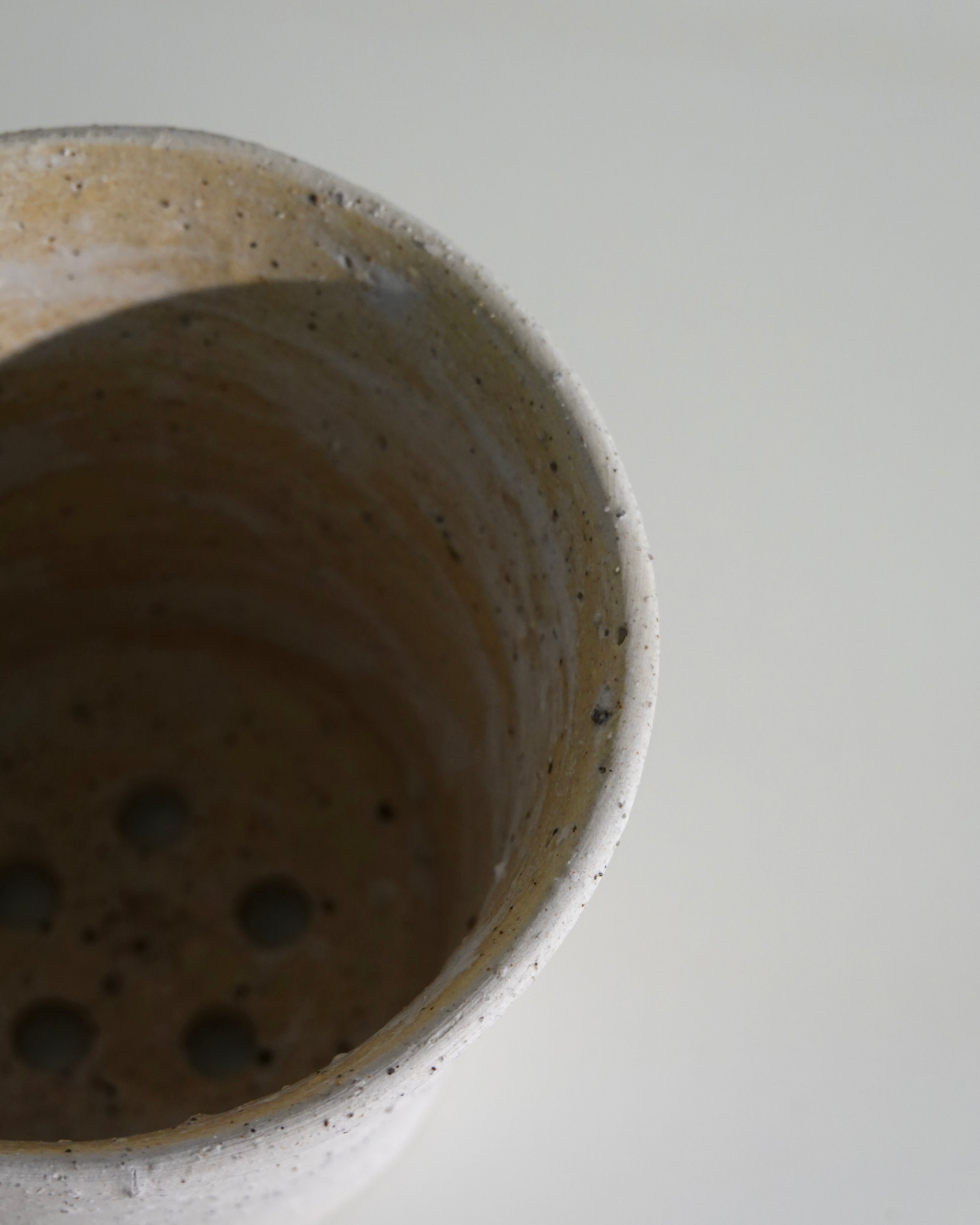 Wildhabitat designer pot texture detail showing breathable clay